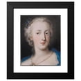 thumbnail image 2 of Rosalba Carriera 20x24 Black Modern Framed Museum Art Print Titled - Portrait of a Woman, 2 of 5