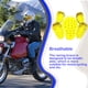 thumbnail image 3 of Sonducket 5 unidades/juego de armaduras para motocicleta, Color sólido, a prueba de golpes, doble capa, Universal, para motociclismo, protector Ropa Deportiva, Zapatos, 3 of 6