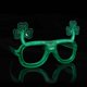 thumbnail image 4 of 5 piezas de trébol de San Patricio con luz intermitente, luz LED fría, gafas de fiesta, juguetes para accesorios de fotos de fiesta (verde), 4 of 5