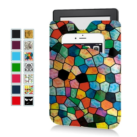 Fintie 6-Inch PU Leather Sleeve Case Cover for Kindle 7th Gen, Kindle Paperwhite, Kindle Voyage, Fire HD 6, Mosaic