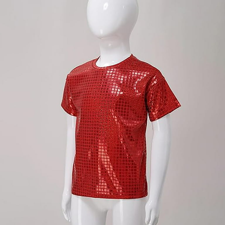 Razzly Big Boy's T-Shirts Boy,Laser Youth Compression Shirt Short - Main Image