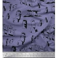 thumbnail image 1 of Soimoi Velvet Fabric Easter Island Statue Face Printed Craft Fabric by the Yard 58 Inch Wide, 1 of 1