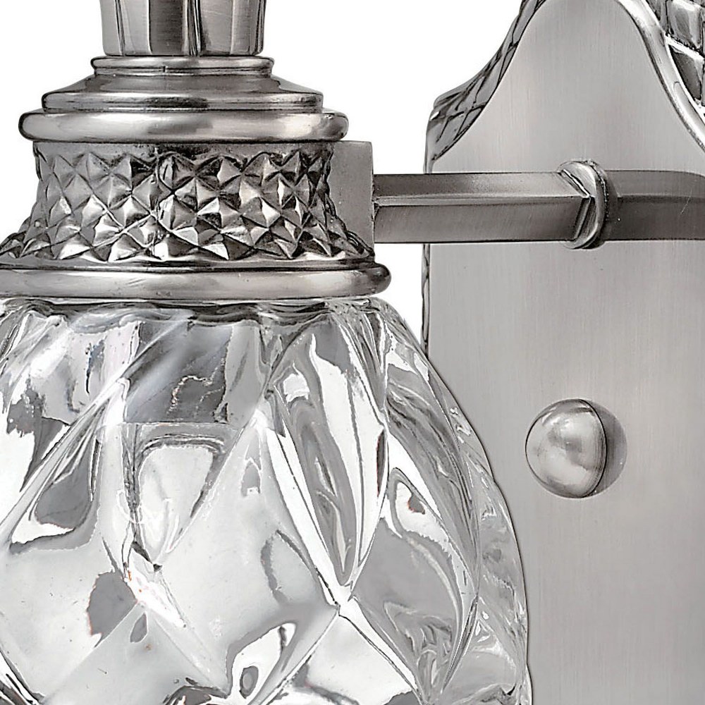 1 Light Bathroom Light Fixture in Traditional-Glam Style 5 inches Wide By 8.75 inches High-Burnished Brass Finish Bailey Street Home 81-Bel-614006