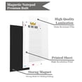 thumbnail image 4 of Inkdotpot Pack of 6 Funny Magnetic Dry Erase List For Fridge, Wipe Clean w/ NoStain, Quick Notes Shopping & Grocery List Whiteboard for Fridge, 8.75" x 3.8"(Tropical), 4 of 6