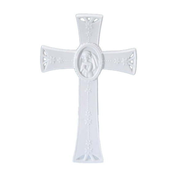 Roman Guardian Angel First Communion Girl Wall Cross