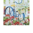thumbnail image 6 of Northlight White Picket Fence Floral Outdoor Garden Flag 12.5" x 18", 6 of 7