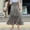 White, variant on Nmnitkp Skirts for Women Versatile Match Leopard Print Skirt Boho Elastic Waisted Drawstring Swing Ruched 3 Tiered Maxi Skirt & Fashionable Trends Long Skirts for Women