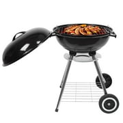 Ktaxon Portable Steel Charcoal Grill BBQ Grill Spherical Design Black