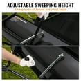 thumbnail image 2 of 44-Inch Tow Behind Lawn Sweeper – Heavy Duty Leaf & Grass Collector – Large 18 Cu.Ft Container – Adjustable Sweeping Height – Easy Dumping Rope – Compatible with Riding Mowers, 2 of 7