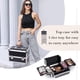 thumbnail image 4 of Stagiant Maleta con ruedas para maquillaje, carrito de almacenamiento grande para cosméticos, 4 en 1, carrito de gran capacidad, estuche de viaje para maquillaje con llave, ruedas giratorias, estuche, 4 of 5