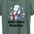 thumbnail image 3 of Peanuts - Self Care Sunday - Women's Short Sleeve Graphic T-Shirt, 3 of 6