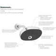 thumbnail image 3 of Kohler K-26290 Statement 2.5 GPM Multi Function Shower Head - Black, 3 of 7