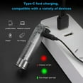 thumbnail image 2 of S11 Mini linterna LED Pequeña y potente linterna con llavero Linterna recargable por USB portátil para emergencias al aire libre Mochilero Camping, 2 of 10