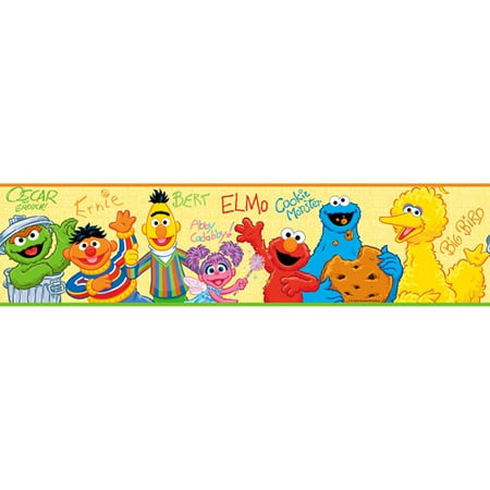 RoomMates - Sesame Street Peel & Stick Border
