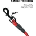 thumbnail image 2 of Dog Leash, Heavy Duty, Durable Rope for Small, Medium, and Large Dogs, Lightweight Design for Walking, Training, and Outdoor Activities, Red, 6 Ft, 2 of 6