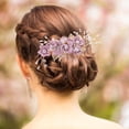 thumbnail image 4 of 4 Pcs Peigne à Cheveux Fleur, Épingle à Cheveux, Accessoire de Cheveux de Mariage, 4 of 9