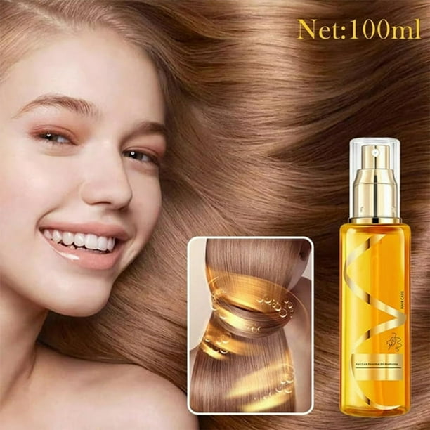 100ml de aceite hidratante y fortalecedor para el cabello sedoso, aceite de esencias para el tratamiento del cabello hidratante, aceite de esencias para el tratamiento del cabello nutritivo