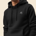 thumbnail image 5 of Dalix UFO Embroidered Fleece Zip Hoodie Cold Fall Winter Mens in Black L Large, 5 of 5