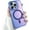 Blue, variant on for iPhone 14 Pro Max Case Invisible Stand -Grade Holographic Iridescent Case for 14 ProMax Compatible with MagSafe with Camera Protector,Pink