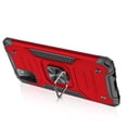 thumbnail image 7 of Case for Samsung Galaxy A72 5G Armor Hybrid with Ring Holder Kickstand Heavy-Duty Shock Durable Rugged Dual Layer Phone Cover for Galaxy A72 5G by Xpm - Red, 7 of 7