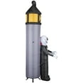 thumbnail image 3 of Gemmy Airblown Inflatable NBC Welcome to Halloween Town Archway Disney, 8.5 ft Tall, Grey, 3 of 4