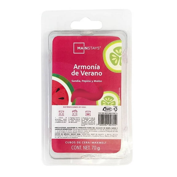 Cubos de Cera Aromática Mainstays Armonia de Verano 70 g