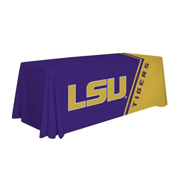 Showdown Displays 810026LSU-003 6 Pi. NCAA LSU Tigres Teindre Jeté de Table Sublimé - N°003