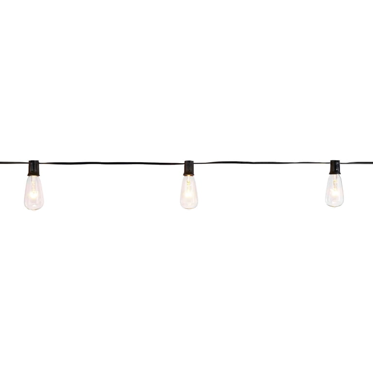 Clear Edison ST12 String Lights, 10-Bulb Set photo 3