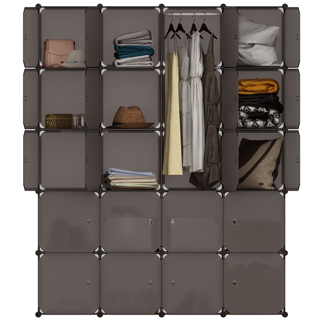 LANGRIA 20 Storage Cube Organizer Wardrobe Modular Closet