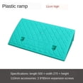 thumbnail image 2 of Baohd Portable Curb Ramp Wheelchair Threshold Ramp Kerb Ramp Non-slip 11cm Green Green 11cm, 2 of 6
