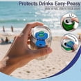 thumbnail image 3 of 6-Pack Easy Tab Opener And Drink Protector, 2025 New Complete Cover Easy Tab Opener. Manual Soda Can Opener, Simple Plastic Bottle Opener For Soda, B, 3 of 5