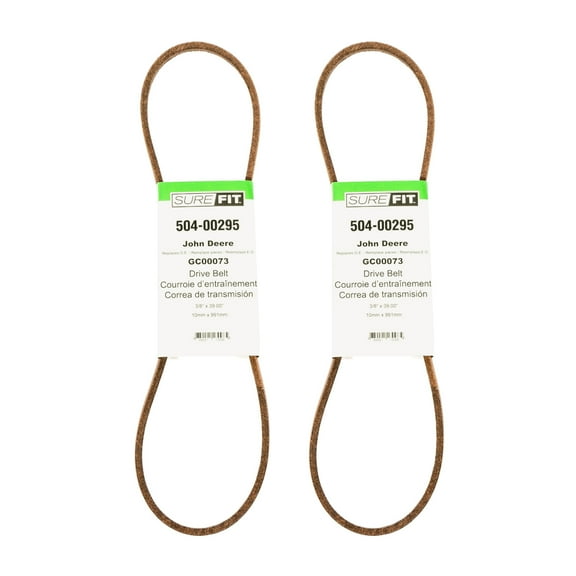 SureFit Drive Belt GC00073 John Deere JS61 Sabre SP6211 SP6213 3/8" X 39" 2PK