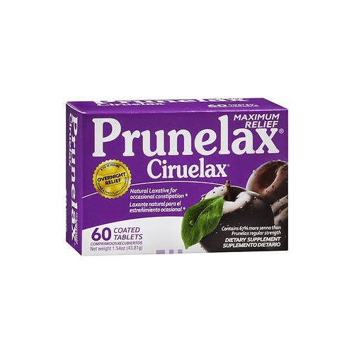 Prunelax Ciruelax Laxative Dietary Supplement Coated Tablets Maximum ...