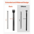thumbnail image 3 of 1000 Pack 8 Inch Heavy Duty Cable Zip Ties 45LBS Tensile Strength Self Locking Nylon Wire Ties Heat Cold Resistant for Indoor Outdoor Use, 3 of 6