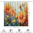 thumbnail image 2 of Sunflower Shower Curtain Sets with Rugs 4 Piece Rustic, 2 of 8