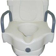 SunMark Performance Raised Toilet Seat with Armrests