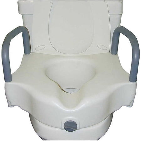 SunMark Performance Raised Toilet Seat with Armrests