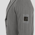 thumbnail image 6 of Men's J. Palmer Graphite Detroit Lions The Playmaker Cardigan Raglan Sweater, 6 of 6