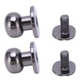 thumbnail image 3 of 50 juegos de remaches redondos de monje clavos de Metal roscados de cobre tachuelas de cuero tornillo artesanal para bolso Diy accesorio para cartera 10x8mm ANGGREK  Otros, 3 of 8