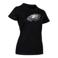 thumbnail image 3 of NFL Playera Aficionado Básica Philadelphia Eagles Negro para Mujer, Talla Chica, 3 of 5