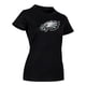 thumbnail image 3 of NFL Playera Aficionado Básica Philadelphia Eagles Negro para Mujer, Talla Grande, 3 of 5