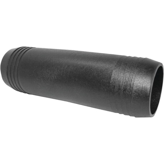 GREEN LEAF SHM1000P Hose Mender, Straight, Polypropylene, Black