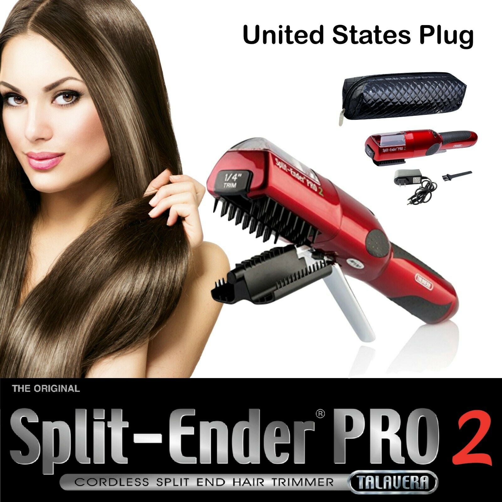 Cordless Split End Hair Trimmer - Salon Professional Beauty Tool - for Men and Women - Includes 1/4 and 1/8 in Trim Settings, Hair Accessories & Carrying Bag | Walmart Canada Cordless Split End Hair Trimmer - Salon Professional Beauty Tool - for Men and Women - Includes 1/4 and 1/8 in Trim Settings, Hair Accessories & Carrying Bag | Walmart Canada
