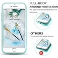 thumbnail image 4 of iPhone SE 2020 Case,iPhone 7 Case,iPhone 8 Case,Liquid Silicone Soft Gel Rubber Slim Cover with Microfiber Cloth Lining Cushion Shockproof Full Protective Case for iPhone 7/8/SE2, Ice Blue, 4 of 8