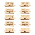 thumbnail image 1 of 10 juegos de cierres giratorios de diseño clásico, de alta dureza, para bolsos, bolsos y maletas., 1 of 14