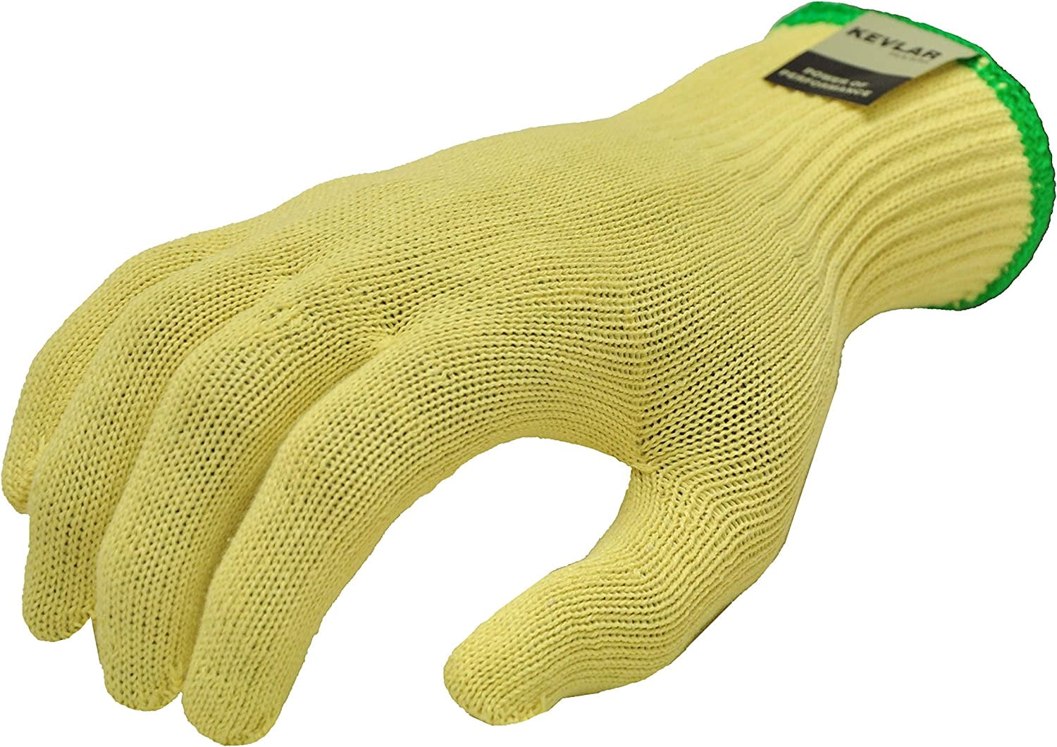 G & F Cut-Resistant 100 Percent DuPont Kevlar Gloves, Color Yellow Size Extra Large, 1 Pair