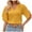 Yellow, variant on Spring Tops for Women 3/4 Sleeve Womens 3/4 Length Sleeve Tops 2025 Summer V Neck Tee Shirts Dressy Casual Work Tunic Blouses Spring Clothes