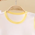 thumbnail image 6 of Preemie Newborn Infant Baby Girls Clothes Ribbed Bodysui 0-6 Months Newborn Baby Cotton Button Climbing Suit 9-12 Months Bodysuit Yellow, 6 of 7