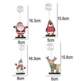 thumbnail image 2 of 4 Pcs Cute Christmas Table Card Memo Holder - Desk Stand For Memo Paper Note, 2 of 3