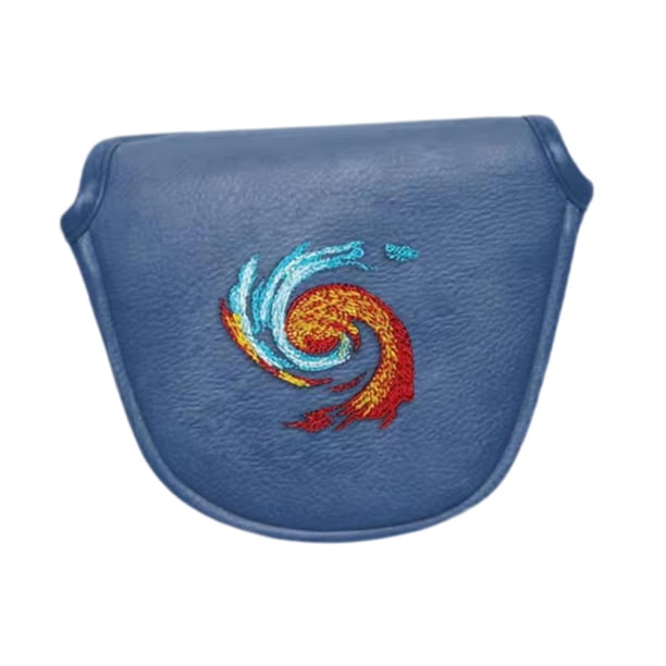 Funda para cabeza de putter de golf con forro de felpa para la mayoría de putters profesionales. Azul oscuro